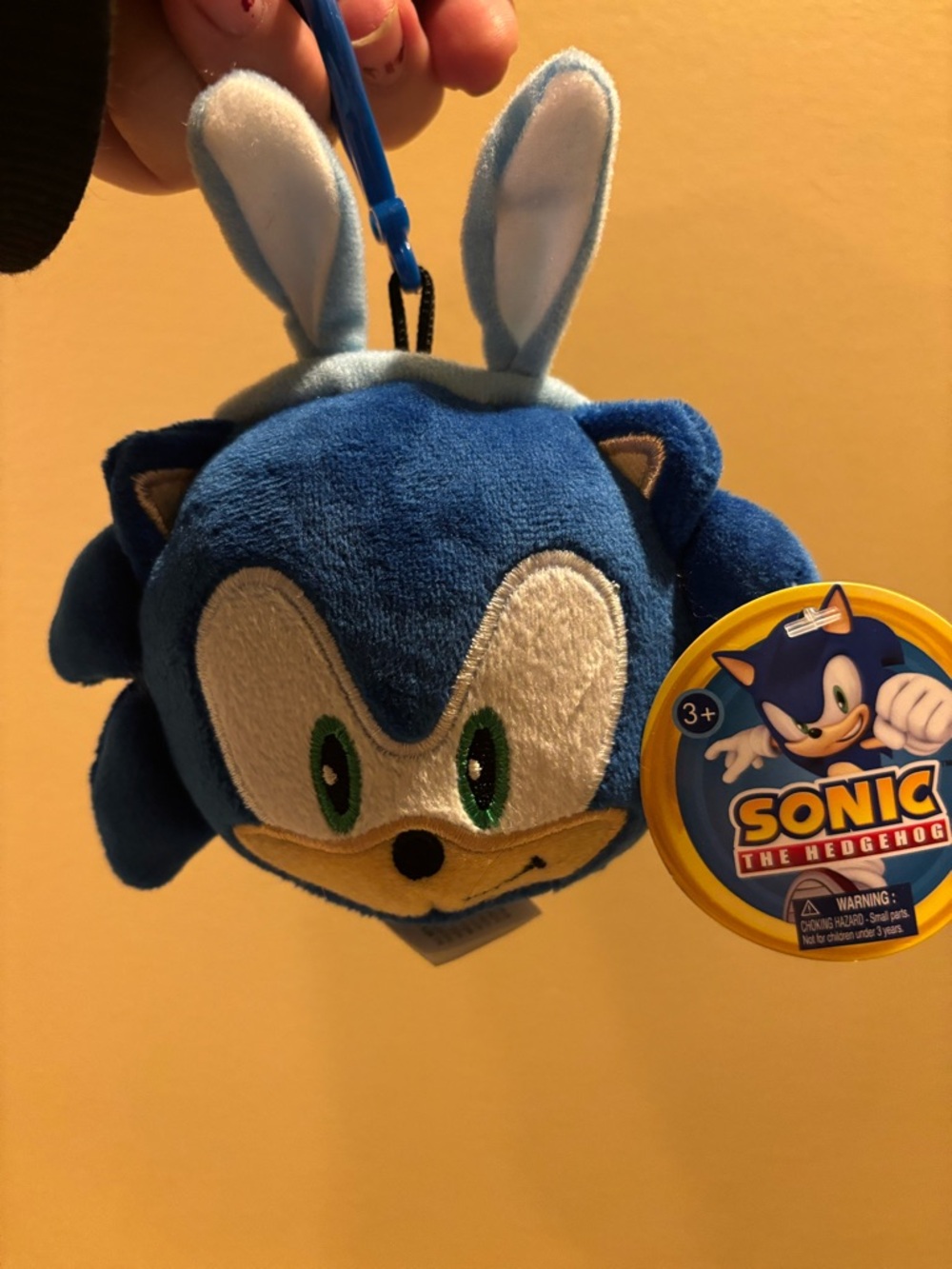 Sonic the Hedgehog Blue Plush Keychain( Limited Edition)